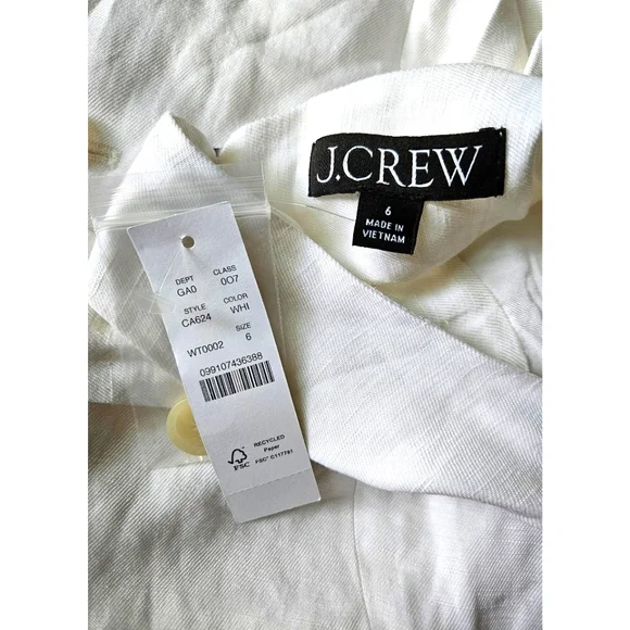 J.Crew Open-back vest in linen-cupro blend - Picture 16 of 16